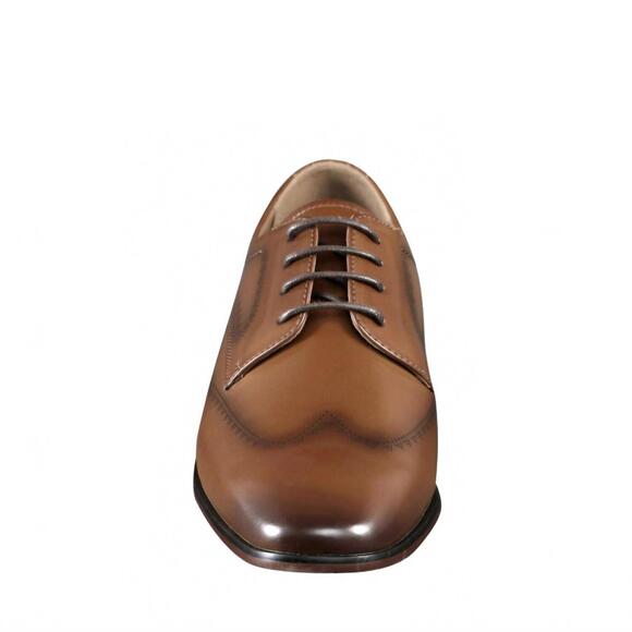 NEW AMALI men's rui oxford shoes in cognac - Picture 2 of 5